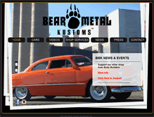 Tablet Screenshot of bearmetalkustoms.com
